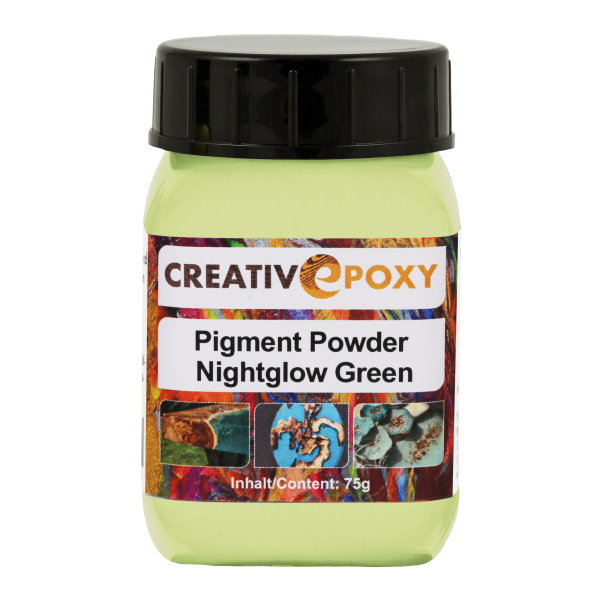 CreativEpoxy Pigment Powder Nightglow Green , 75 g